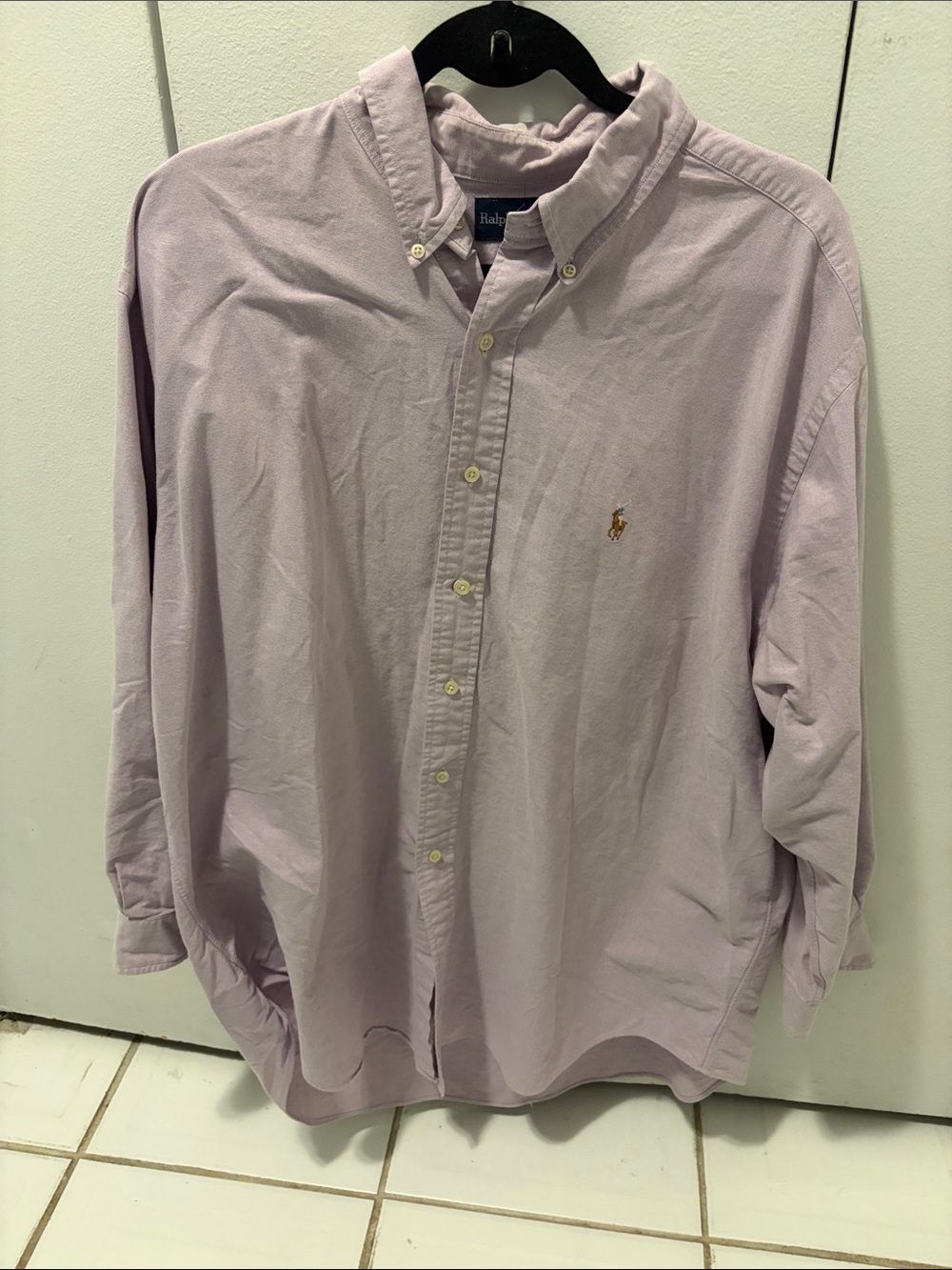 Polo by Ralph Lauren Light Lavender Button-Down Oxford Shirt